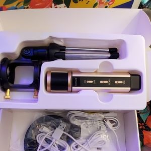 Portable USB microphone set of 2 podcast audio recording easy beginner